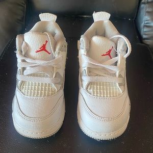 Toddler Size 7 Jordan Cement 4's